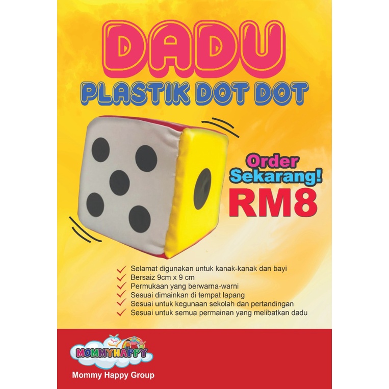 Dadu / Dice Square Softoys Kanak-Kanak