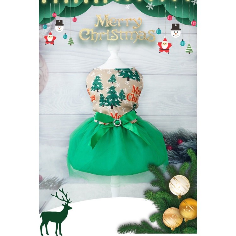 Must Essential 『27Pets』Christmas Pet Couple Outfit Dog Dress Wedding Party Cosplay Clothes - Image 5