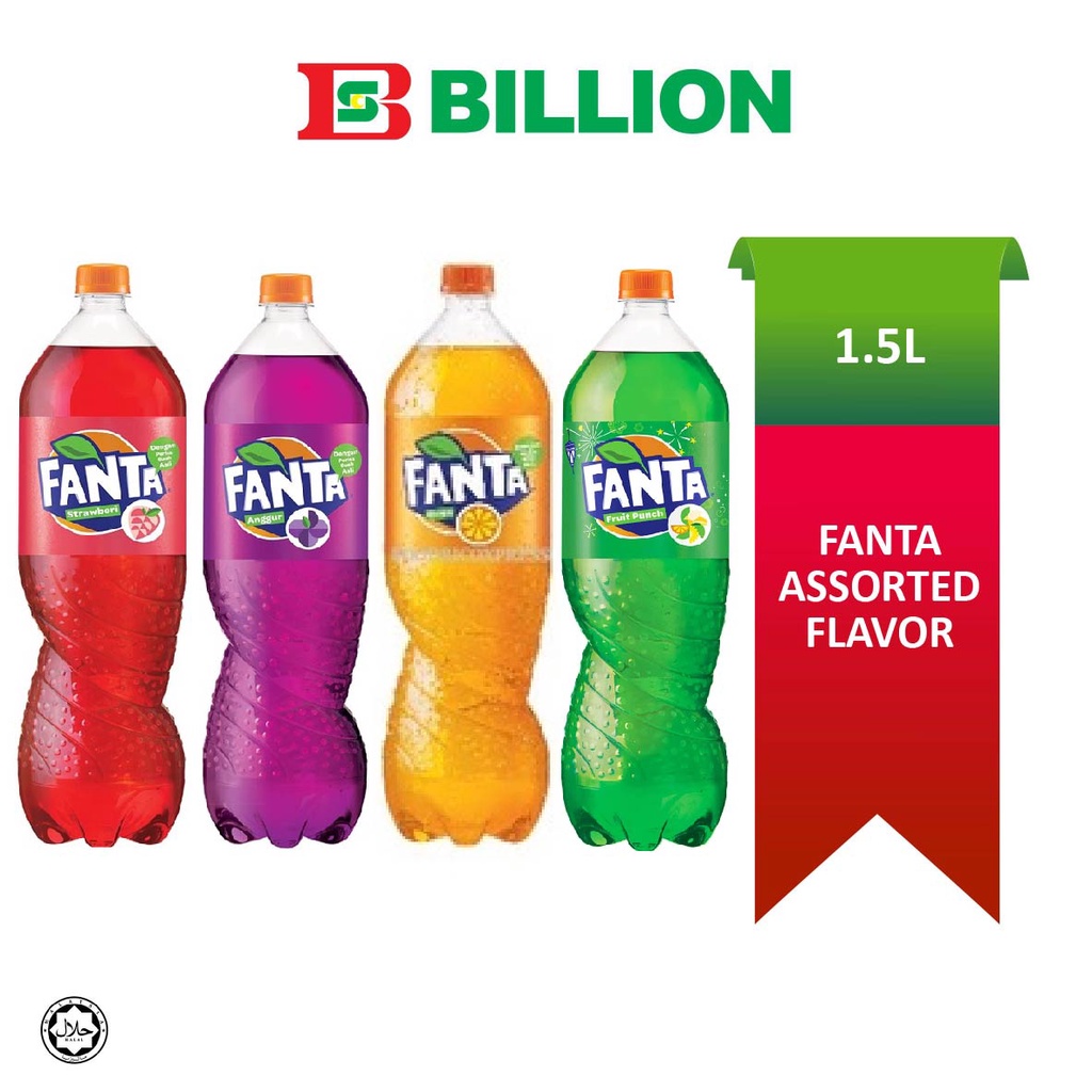 FANTA Assorted Flavour (1.5L) Shopee Malaysia