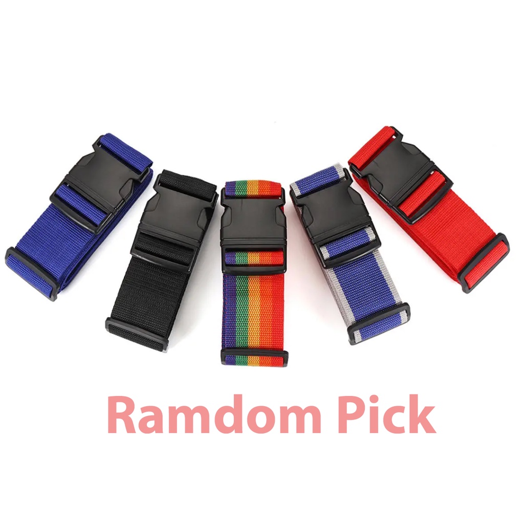 [High Quality] Random Color Random Design Luggage straps luggage belt  Blue/Black/Yellow/RED