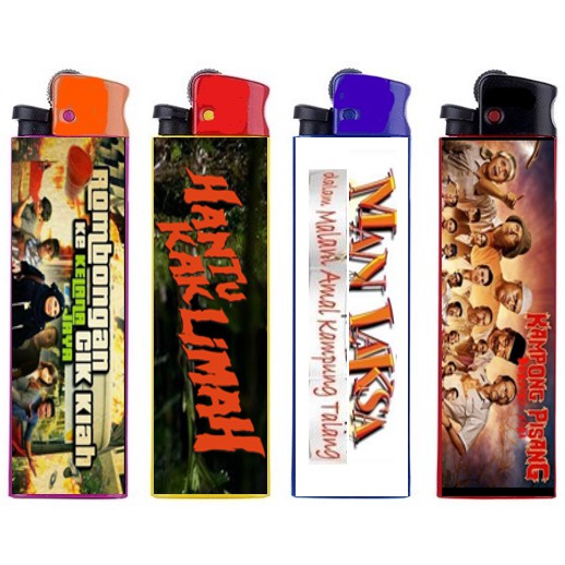 Mamat Khalid Best Director Film Special 4 Pcs Limited Edition Custom Lighter Shopee Malaysia