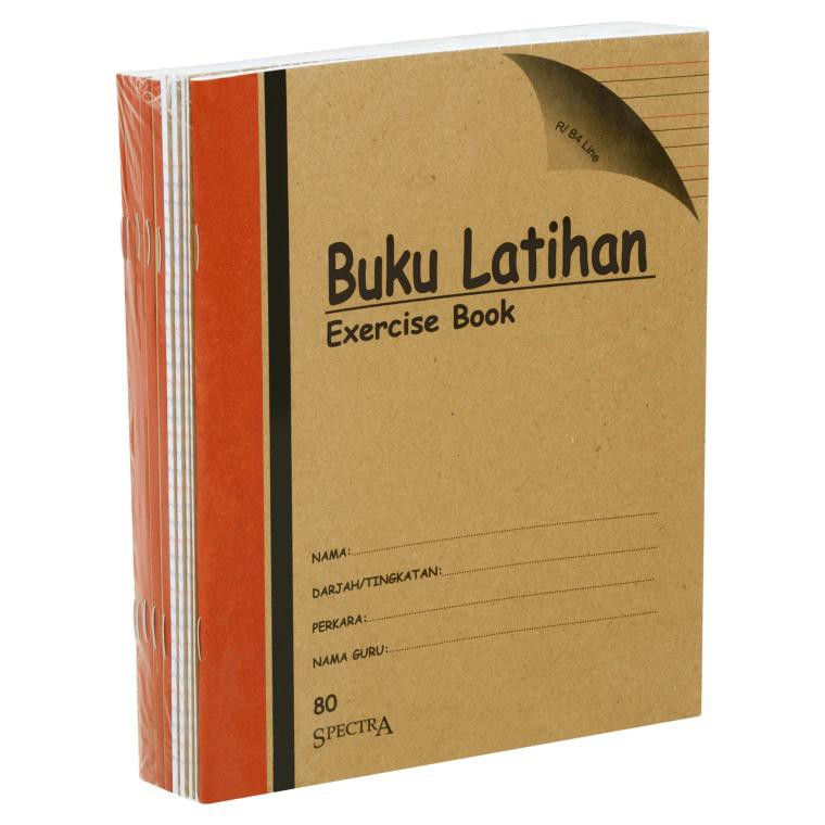 [WHOLESALE] F5 4 LINE RED BLUE NOTEBOOK/ EXERCISE BOOK/BUKU LATIHAN 4 GARIS 80PGS FOR SCHOOL