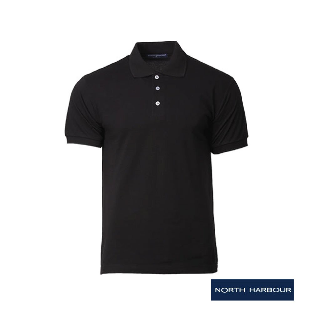 polo tee black