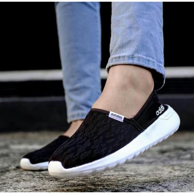 adidas neo cloudfoam women's slip on