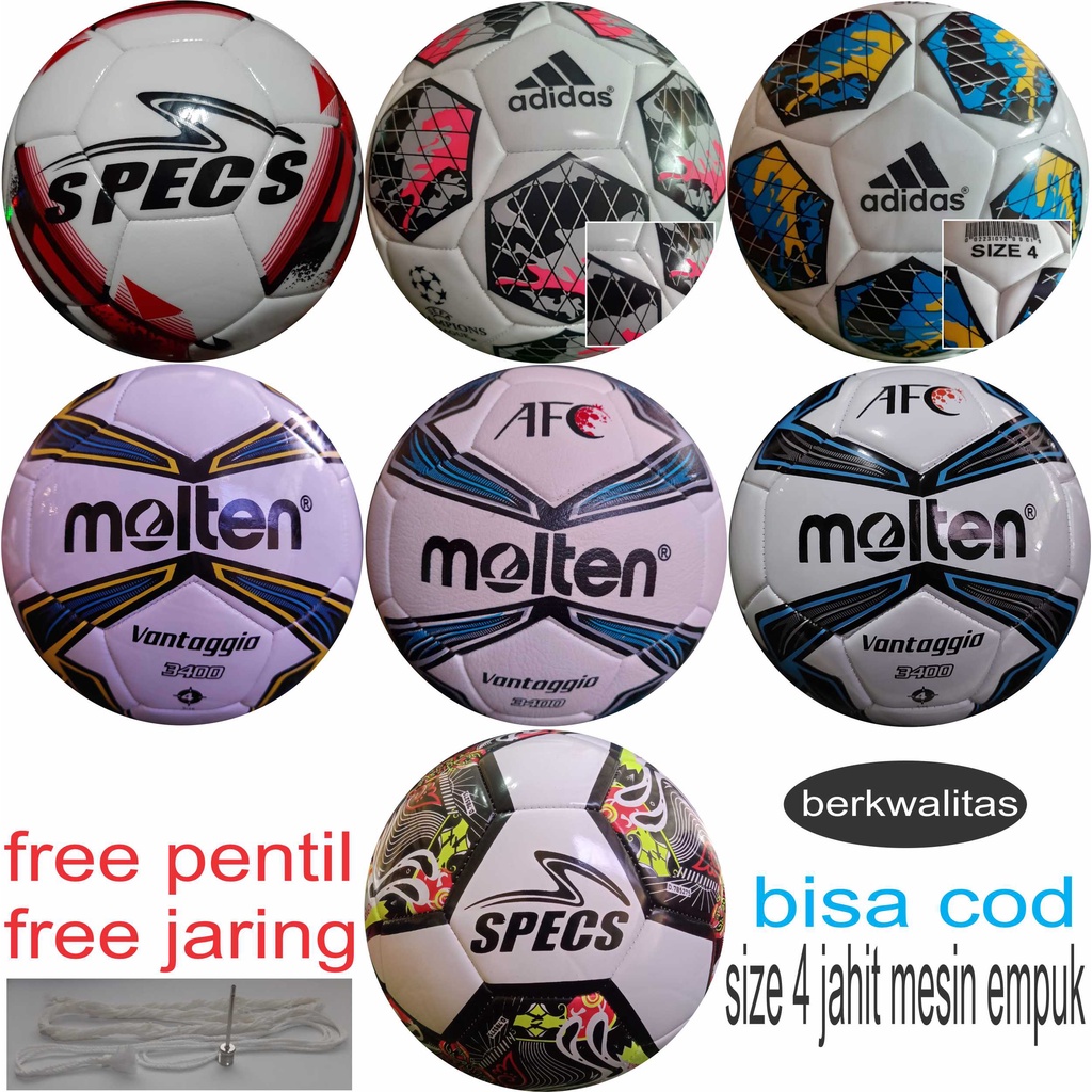 Multi Essential MESIN Soccer Ball size 4 Sewing Machine Soft / Good - Image 4