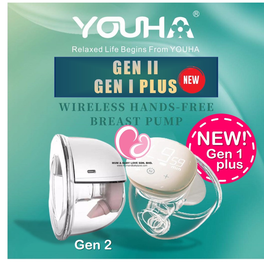 NEW Youha AVA Gen 1 PLUS / GEN 2 Electric Breast Pump (Single/ Double