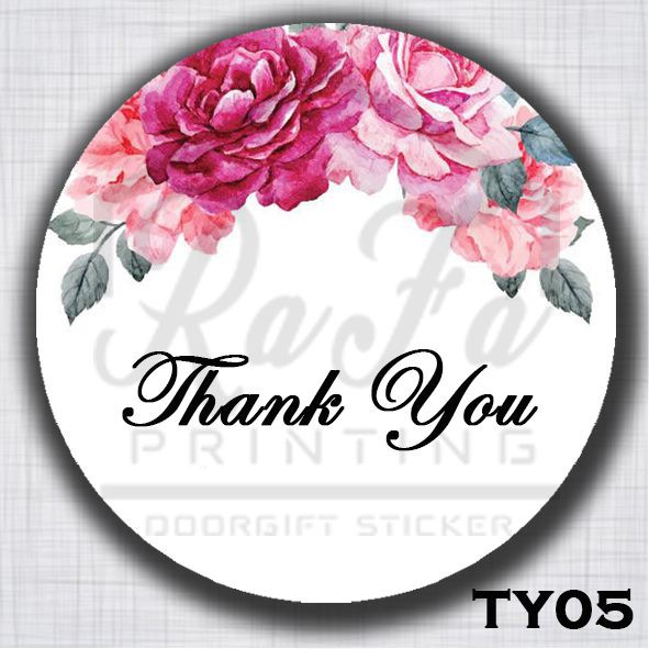 Sticker Terima Kasih Shopee Malaysia