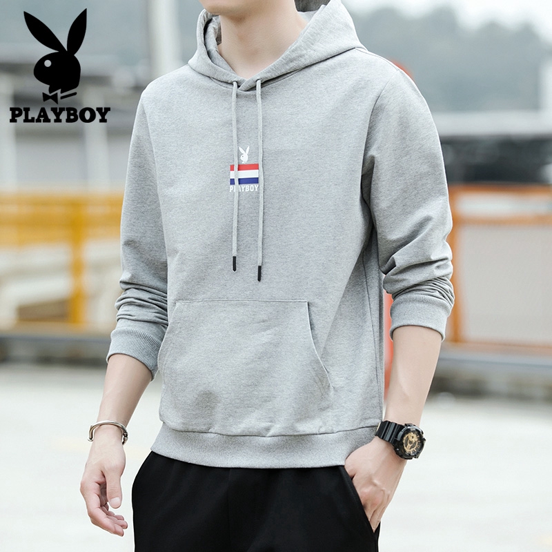 grey sweatshirt outfit men