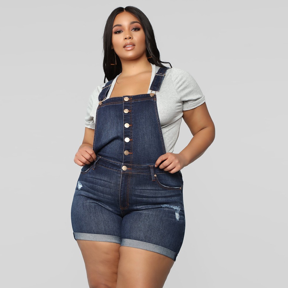 women's plus size bib overalls shorts