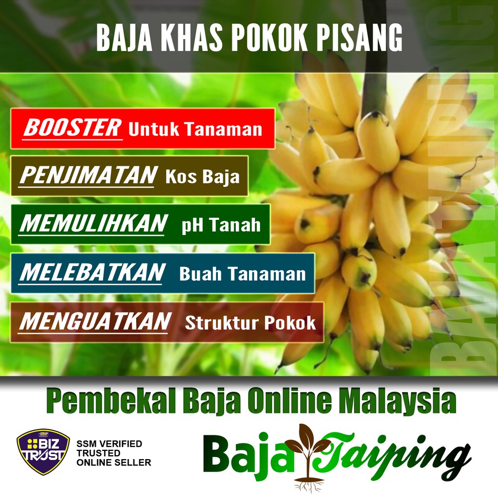 Baja Khas Untuk Pokok Pisang Shopee Malaysia