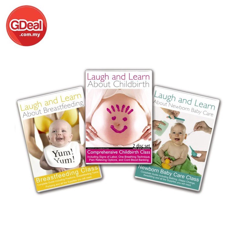 Gdeal Laugh And Learn About Pregnant And Baby Care 4 Dvds 3 In 1 Set Shopee Malaysia