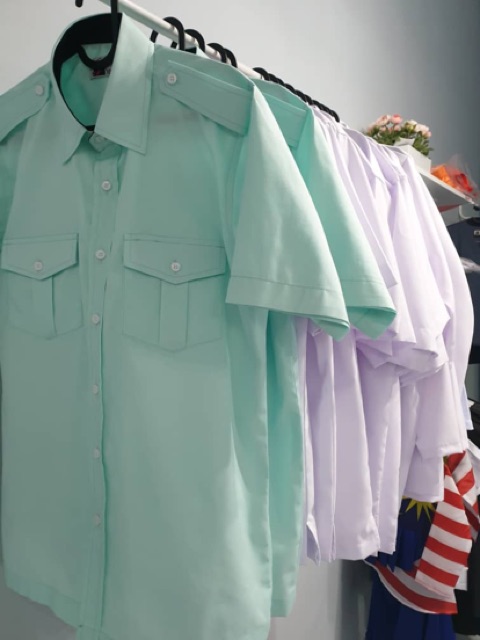 Baju Kemeja Pilot Shirt, PPP, Pemandu  Shopee Malaysia