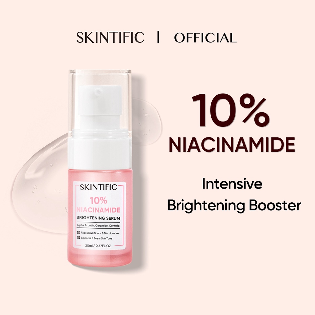 SKINTIFIC 10% Niacinamide Brightening Serum Whitening Glowing Skin