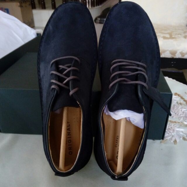 clarks desert london midnight suede