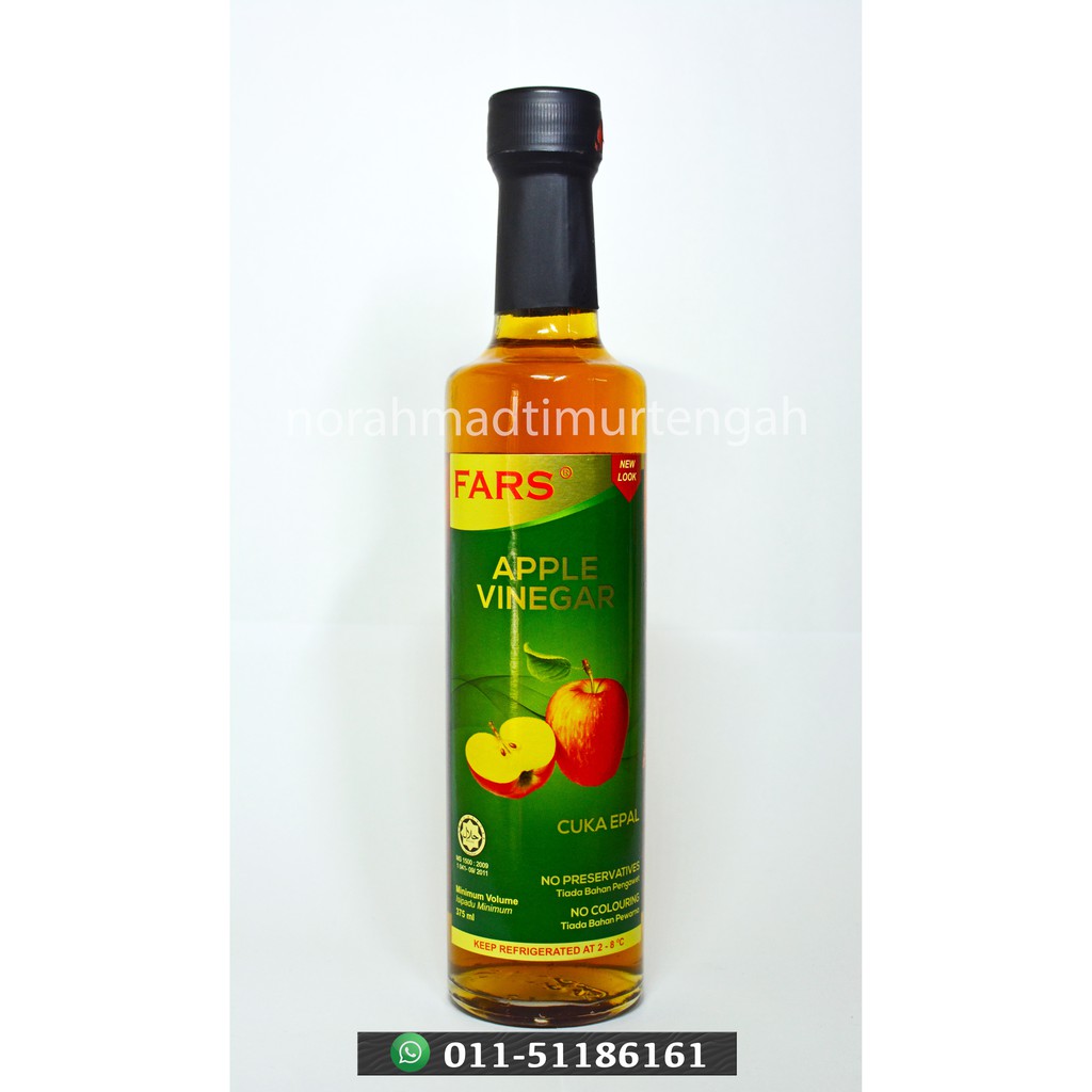 FARS APPLE VINEGAR ~ CUKA EPAL FARS (375ML) | Shopee Malaysia