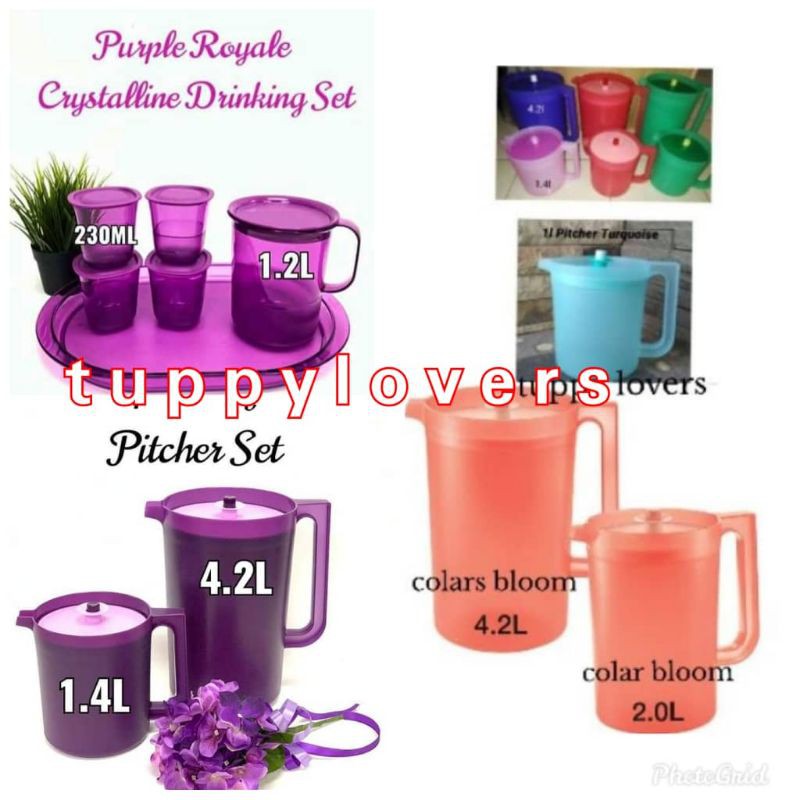 Tupperware pitcher 1.4l, 4.2L