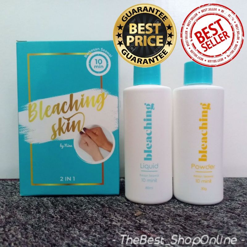 [READY STOCK] ORIGINAL NINA BLEACHING SKIN 2IN1 (POWDER + LIQUID