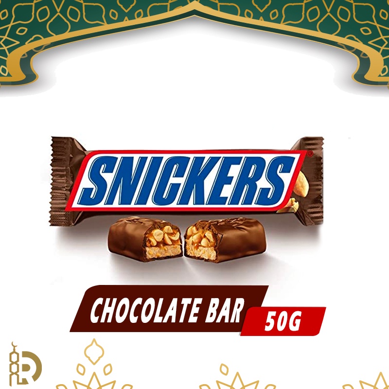 Snickers Chocolate Bar Imported from Saudi 50g Shopee Malaysia