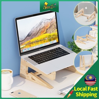 🚀Local Ship Ready Stock Fast Delivery🚀Supergamer Wood Laptop Stand Holder Increased Height Storage Stand Notebook Vertical Base 12-17.6inch Fulfilled by Shopee