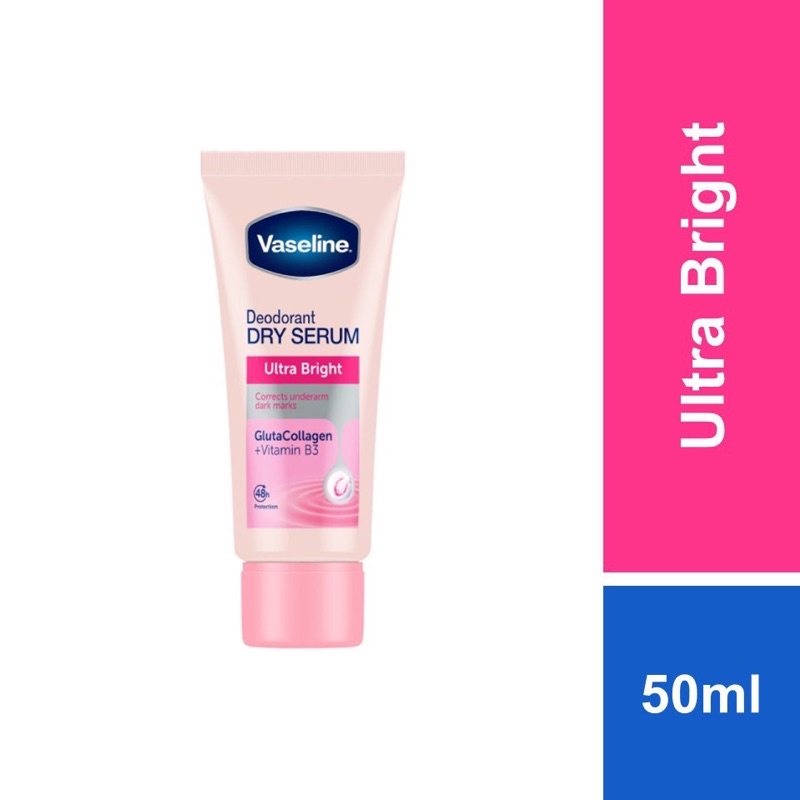 Vaseline deodorant dry serum ultra bright ( 50ml ) | Shopee Malaysia