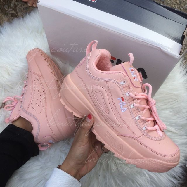 fila disruptor nude pink