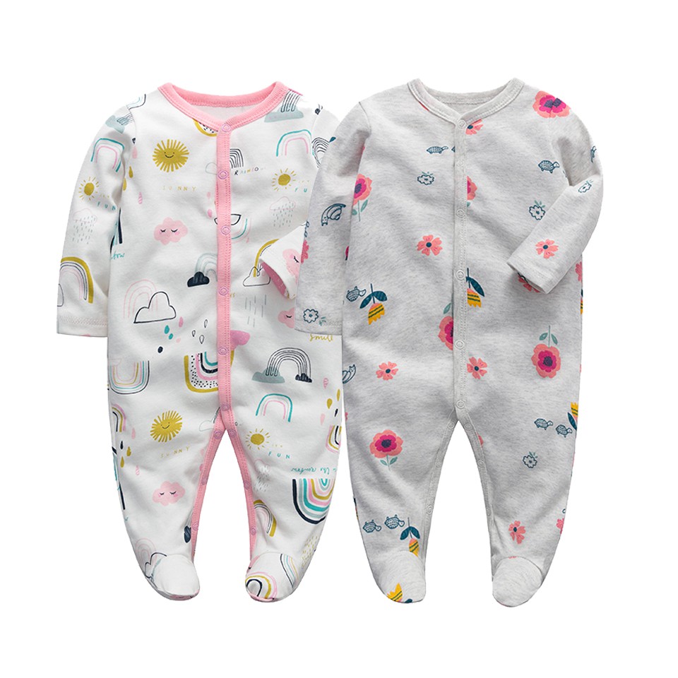 baby girl one piece pajamas