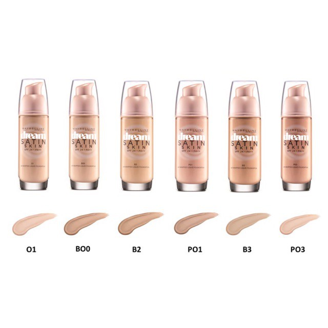 maybelline satin skin foundation