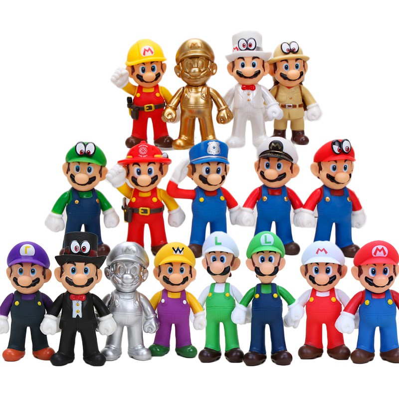 super mario bros figurines