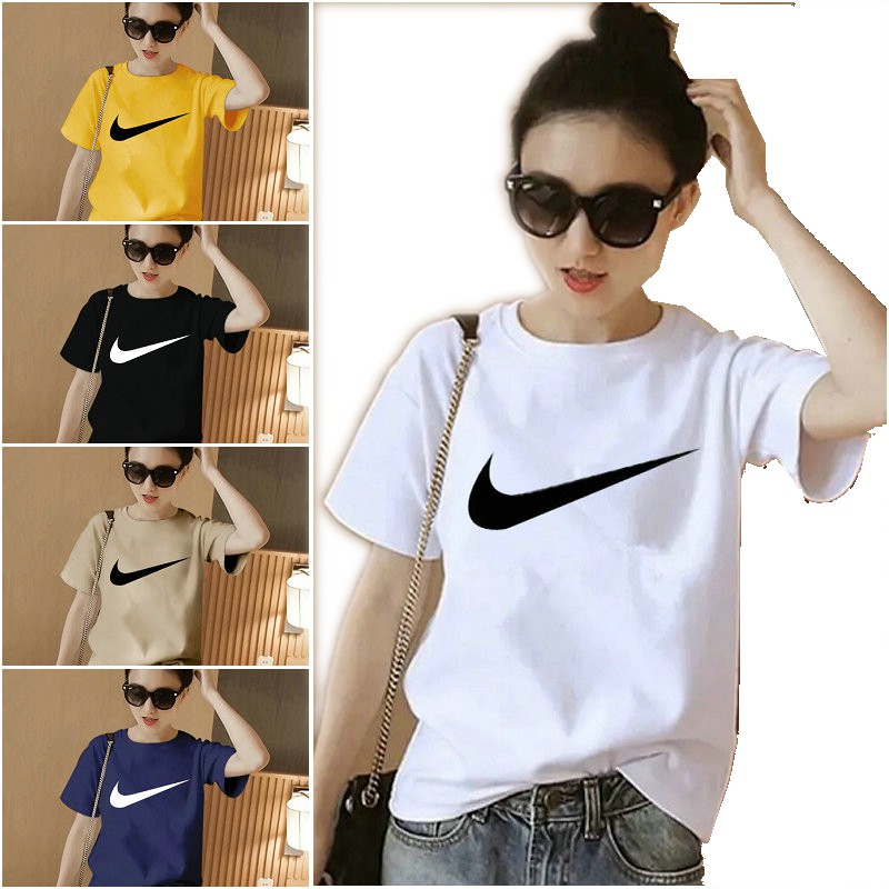 Ready Stock 2021 Women Blouse T Shirts Fashion Couple T Shirt Short Sleeved Shirt Round Neck Shirt Printed Baju T Shirt Shopee Malaysia