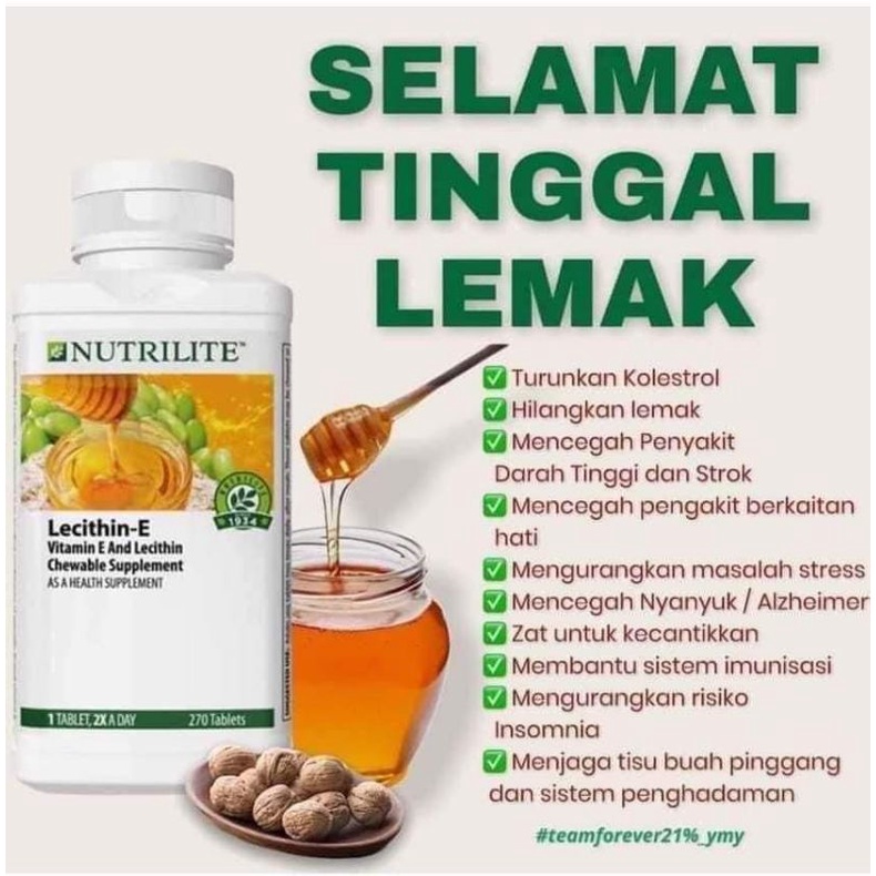 Nutrilite LecithinE (Amway Product) Shopee Malaysia