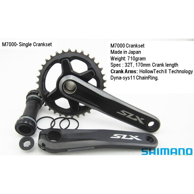 shimano single crankset