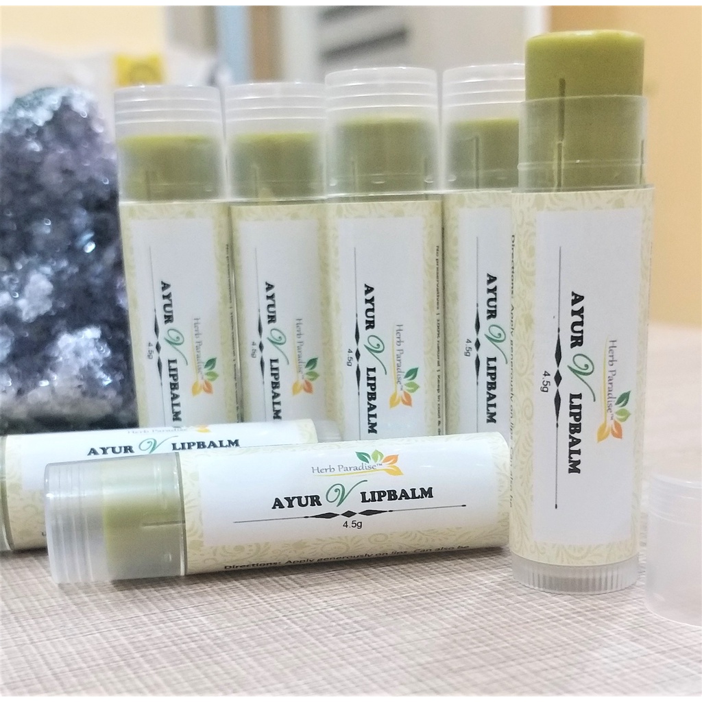 Herb Paradise AyurV Lipbalm (natural lip balm, natural lips, luscious