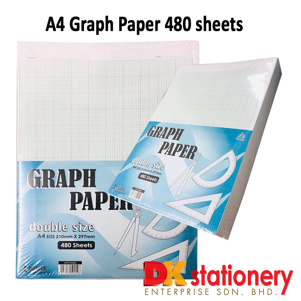 A4 Graph Paper 480 sheets Shopee Malaysia