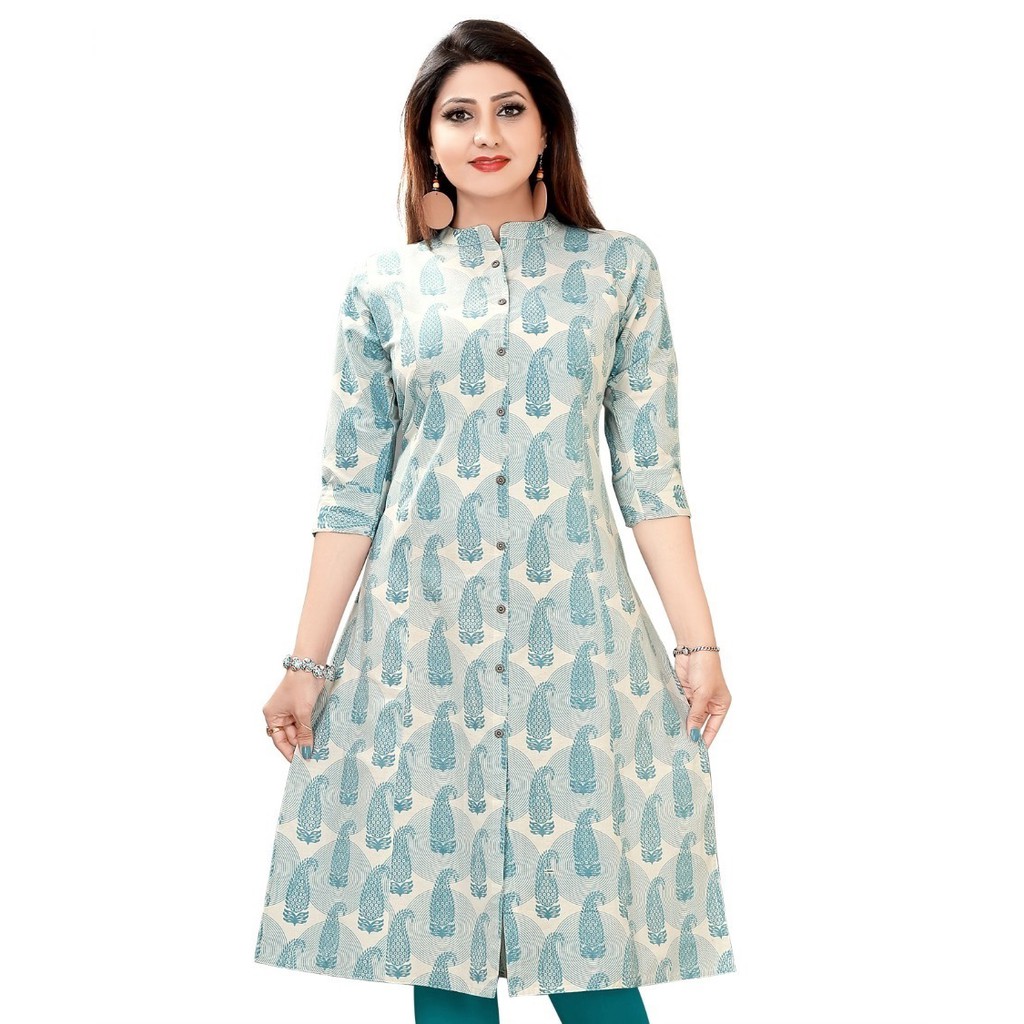 Bollywood Indian Exclusive Designer Long Women Ladies Kurti Kurtis 