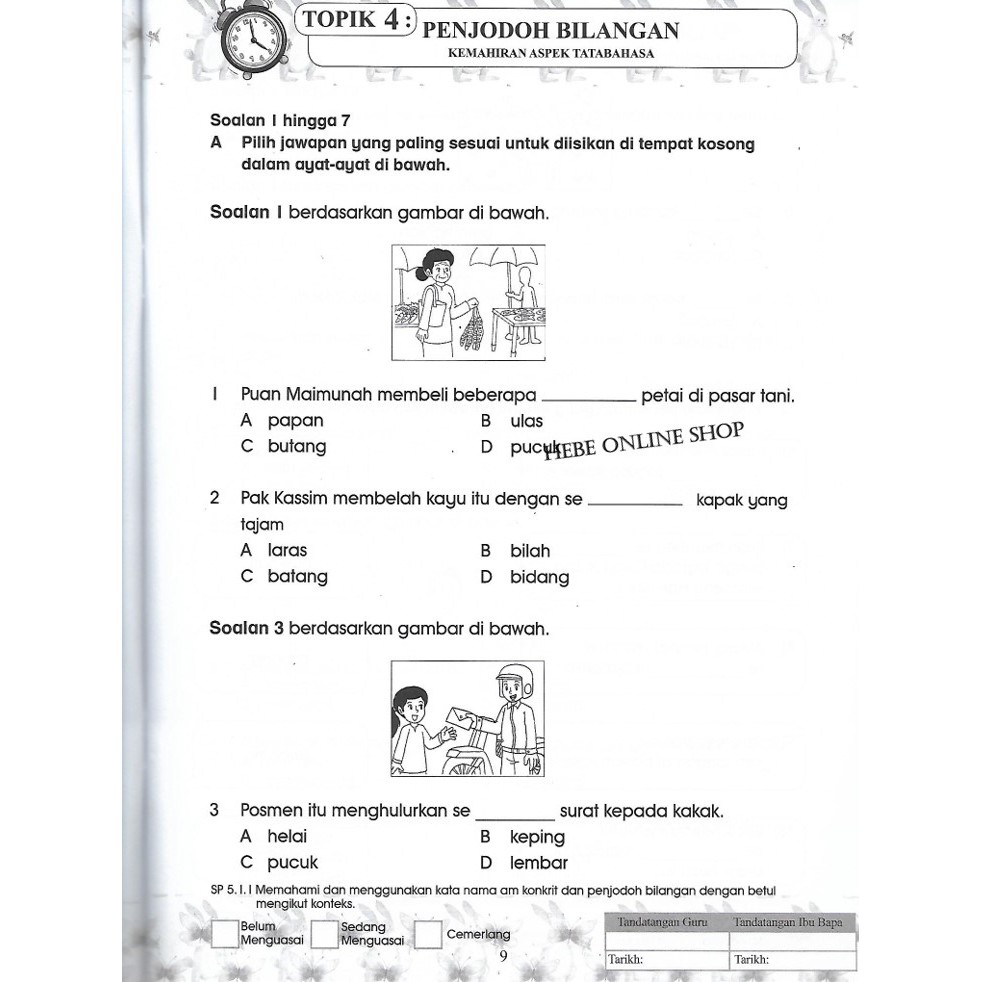 Kertas Peperiksaan Tahun 4 2020