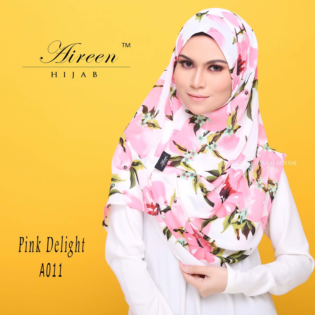 SALES READY  STOCK TUDUNG INSTANT SHAWL PINK DELIGHT 