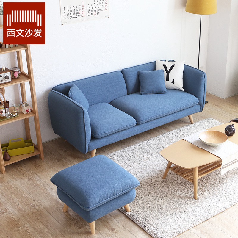 Western sederhana sofa apartmen kecil sofa ruang tamu ...