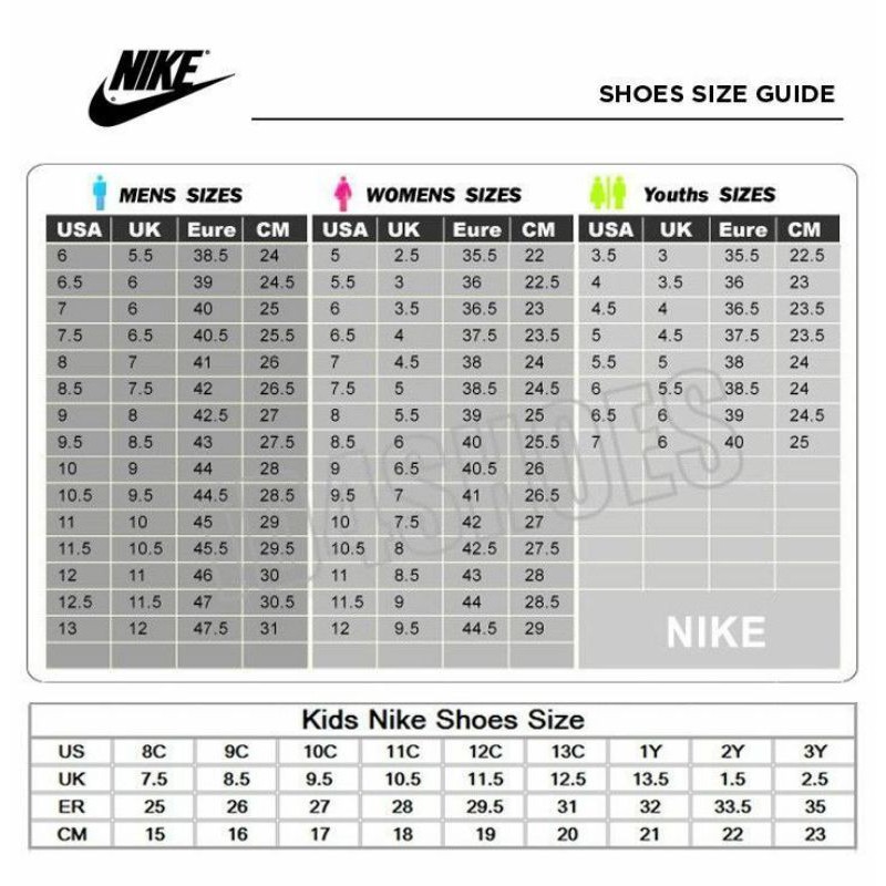 Shoe Size Chart Cara Ukur Saiz Kaki Shopee Malaysia