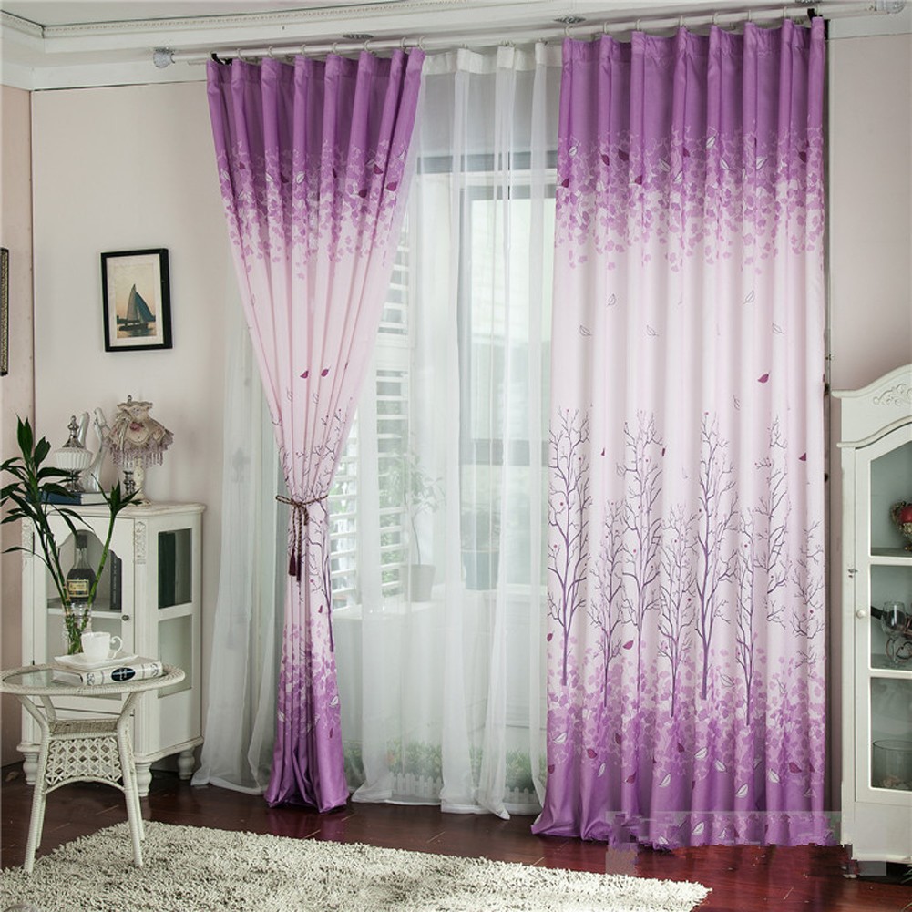 Partitions Divide The Room Tulle Curtain Voile Door Window