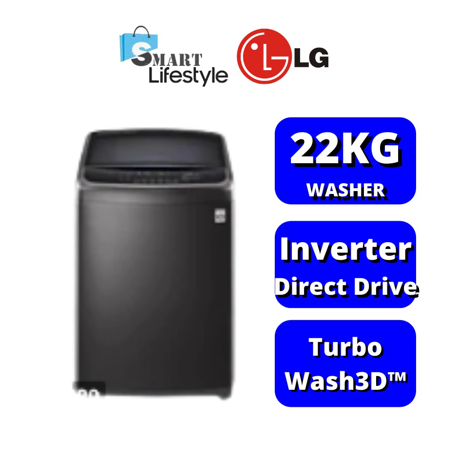 LG 6 Motion Inverter Direct Drive Top Load Washer With Steam Function