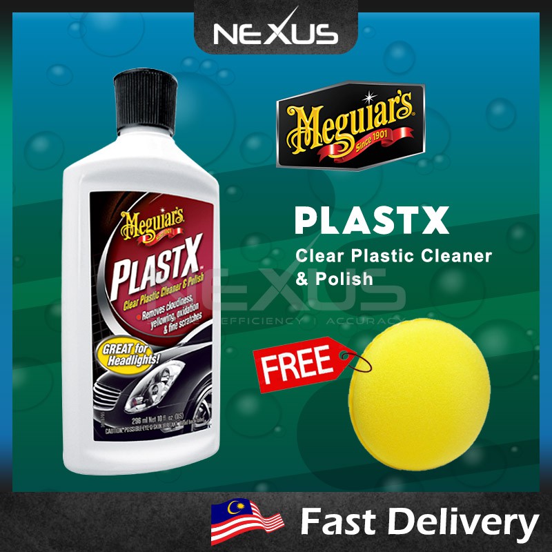 Meguiar S G12310 Plastx Clear Plastic Cleaner And Polish 10 Oz Shopee Malaysia