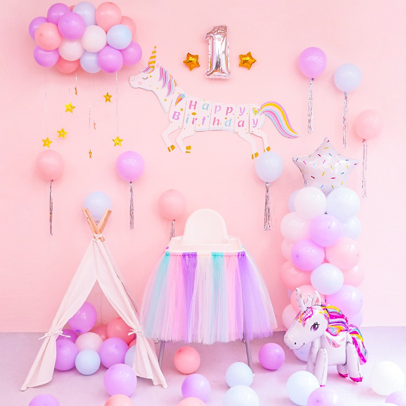 Baby Girl 1st Birthday Tutu Dress Balloon Set | Shopee Malaysia