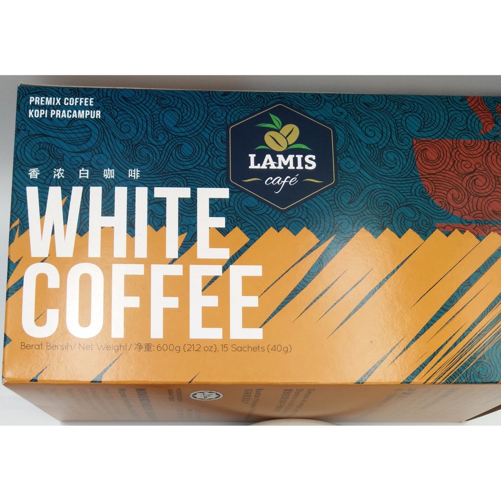 LAMIS Penang White Coffee (40gm x 15 sachets/box)