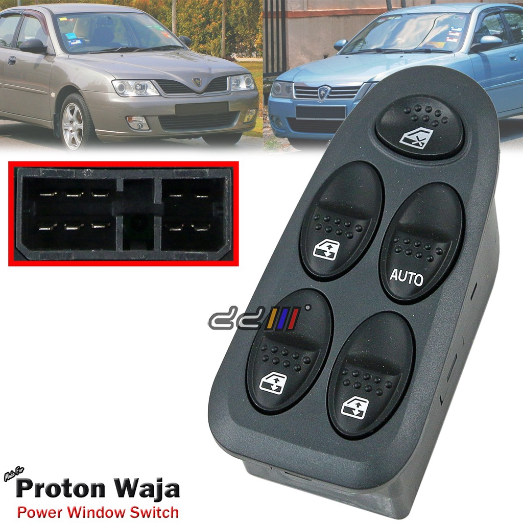 [OFFER] Proton Waja Power Window Switch Main Control Main Switch ...