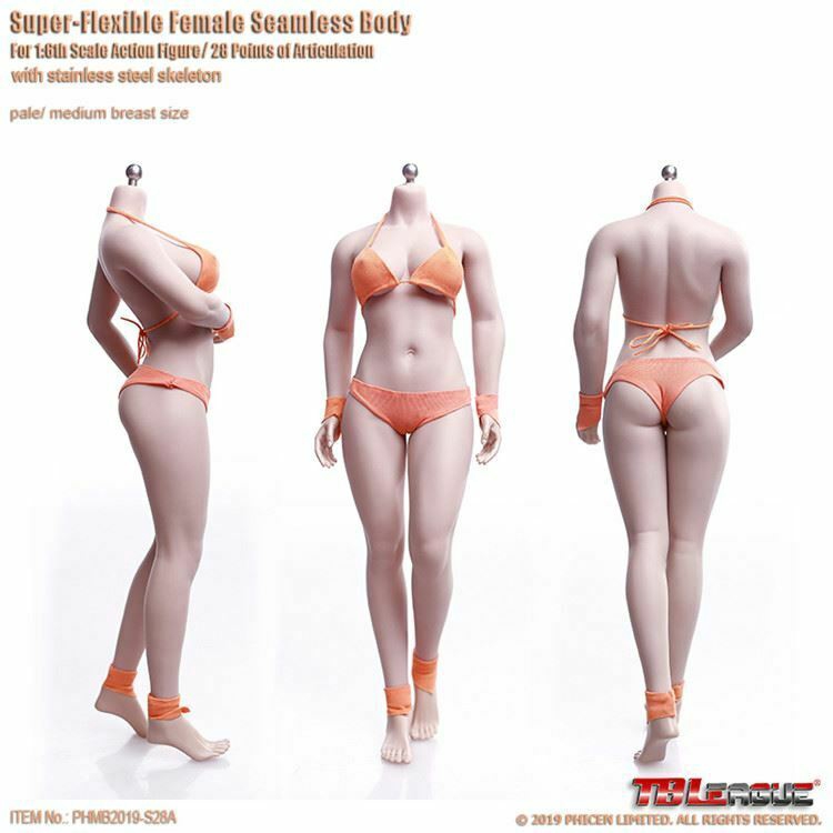 TBLeague PHICEN PHMB2018-T01 1/12 Female Seamless 6" Figure Doll with HEAD ❶USA❶ 