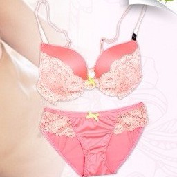 bra and panty sets pink