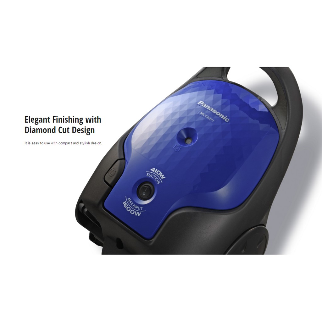 Panasonic Light & Powerful Bagged Vacuum Cleaner MCCG371AV47 Shopee