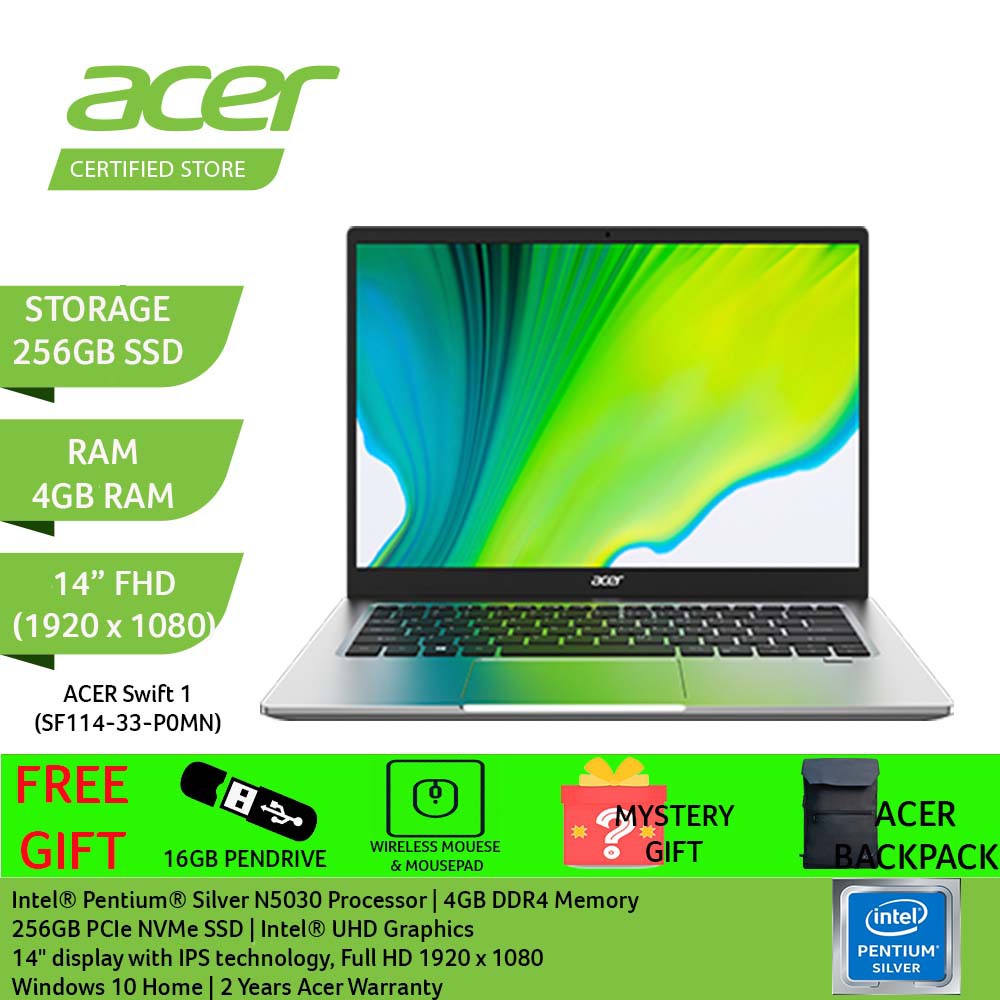 Acer swift 1 sf114 33 обзор