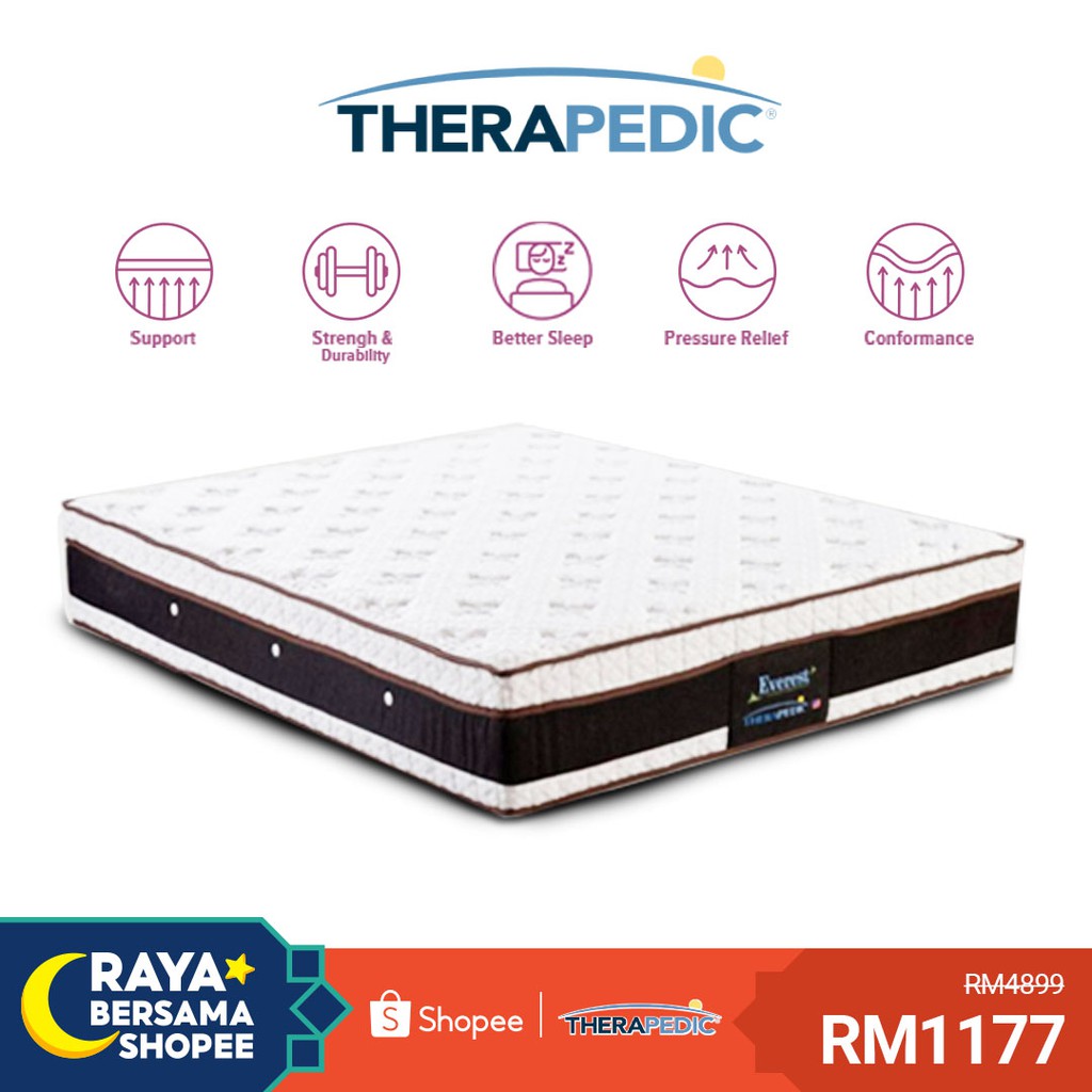 Therapedic USA Everest 5 Zones Pocketed Spring Latex Mattress (11