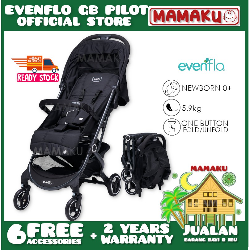 Buy 1 Free 7 Evenflo Gb Pilot Compact Fold Cabin Lightweight